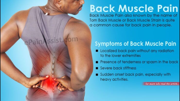 How can stiff and tight muscles result in back pain?